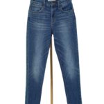 Jeansy levis 721 high rise skinny na wieszaku z przodu