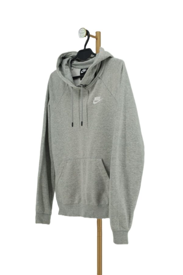 Szara bluza Nike z kapturem - obrazek 3