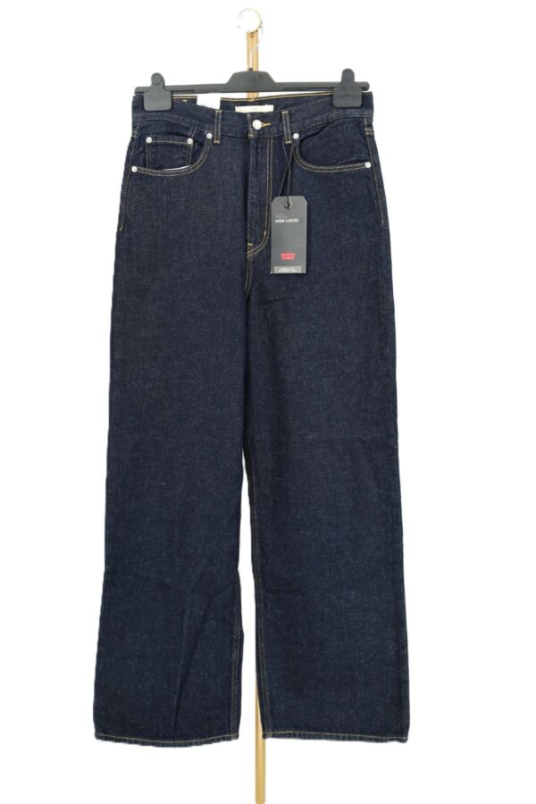 Damskie jeansy Levis z szerokimi nogawkami Levi's High Loose przód.