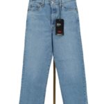 Jeansy Levis Ribcage Straight z prostą nogawką i wysokim stanem