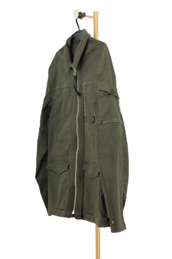 Męska kurtka przejściowa khaki utility shacket CHASIN' XL – sklep Attic-Shop.